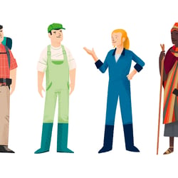 Conference Opener Explainer Illustration Characters