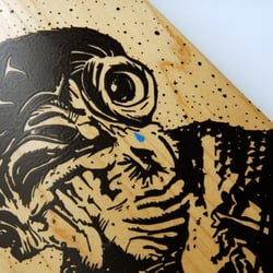 TRAP – Lack / Acryl auf Skateboard