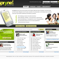 spryne: SMS Infodienst (www.spryne.de)