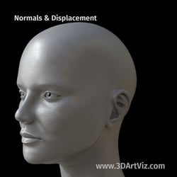 040 antonia cam 03 normals&Displacement