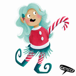 Weihnachtselfin