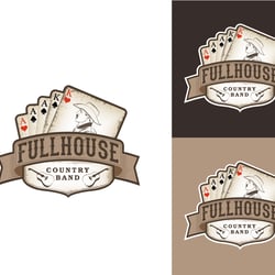 Bandlogo Fullhouse Countryband