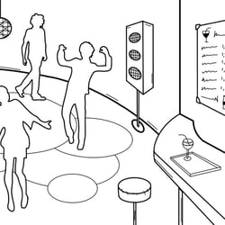 Szenenbild Disco, Sonderschule