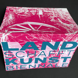 Einladungskarten für Biennale LandSCHAFFTkunst