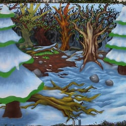 Winterwald, Parkplatz-Gestaltung