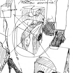 PATHFINDER Skizze. Digitale Bildmontage 1994