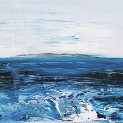 Abschied von der Insel Urlaub 90 × 110 cm