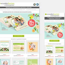Newsletterdesign Ansicht