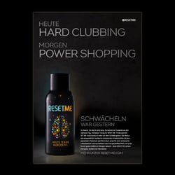 Plakatmotiv „Hard Clubbing“