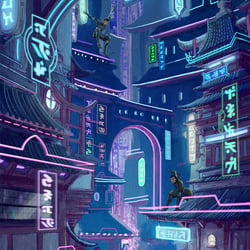 Magic: The Gathering – Kamigawa: Neon Dynasty Cinematic Teaser – Ninja Jumps