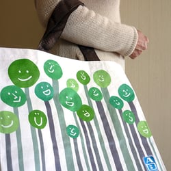 Reusable bag for supermarket