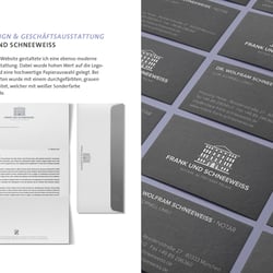 LOGODESIGN & GESCHÄFTSAUSSTATTUNG – FRANK UND SCHNEEWEISS