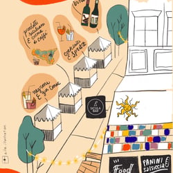 Digital Illustration and Poster Design for Sicula Bar, Berlin