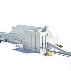3D-Animation einer Sandaufbereitungsanlage für die BEWO GmbH