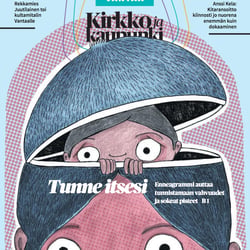 Titelbild für das Magazin „Kirkko ja Kaupunki“ in Helsinki,Finnland. (Church and the City- magazine)