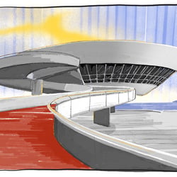 Museu de Arte Contemporânea de Niterói – Oscar Nimeyer, Illustration