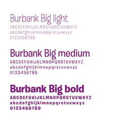 mr answer typografie burbank