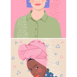 Colorful flat illustration