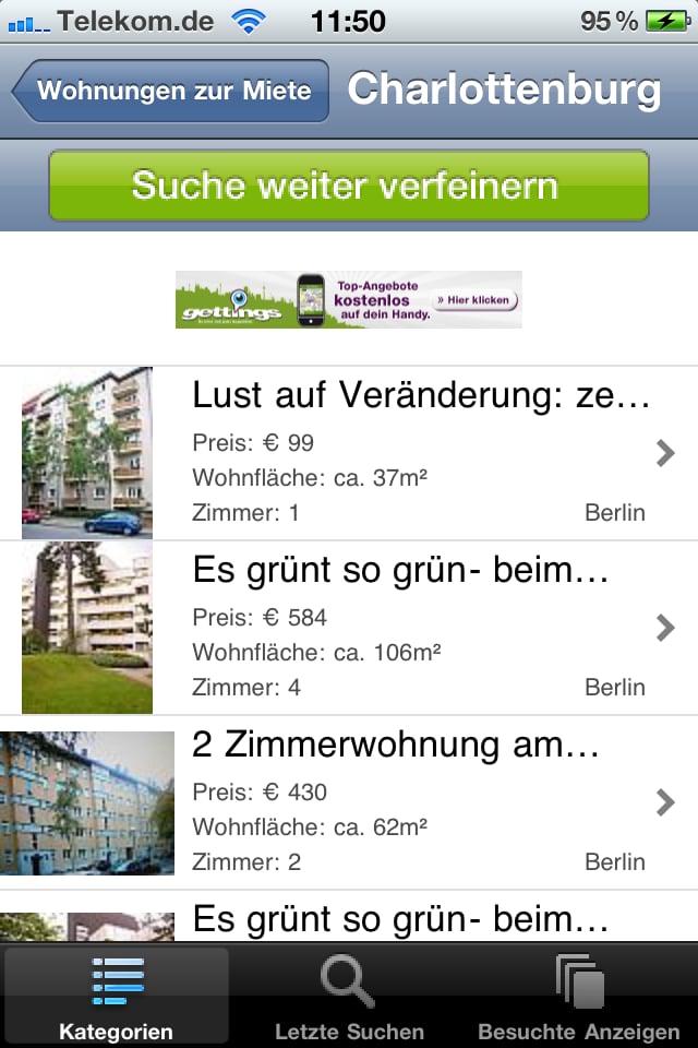 Ungefiltertes Suchergebnis