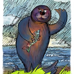 Illustration für Tesseltje Buch (Niederlande) 2012
