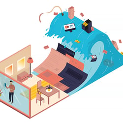 Illustrationen für das SRH Magazin „perspektiven“ zum Thema „Prokrastination“