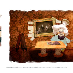 Production Still und Concept Art Studentenfilm „Madam Ori“