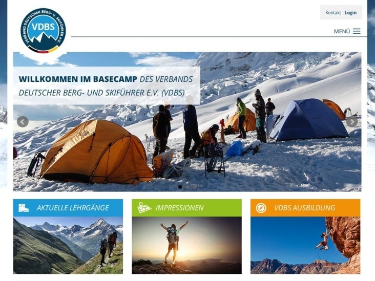 Verband Deutscher Ski- & Bergführer – Website