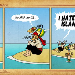 YBP Comic Strip No. 18 (Marooned)