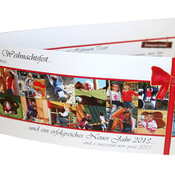 Weihnachtskarte für Spiel Bau GmbH
