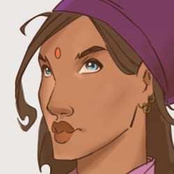 Mantra Comic Book Sunny Character Design Color