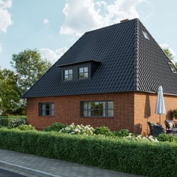 Rückseite des Hauses