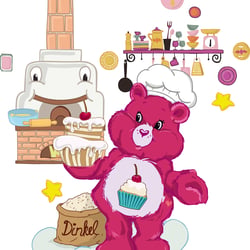 „Muffinbärchi“ -Vektorgrafik 2019, Privatauftrag-