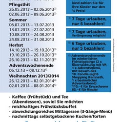 Familienferienstätte Immenreuth – Mailingaktion – Flyer/Einleger 01
