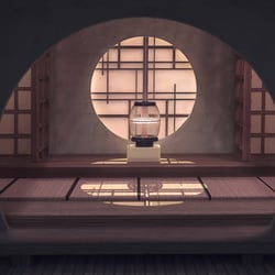 Japanischer Tatami Raum – 3D Setvisualisierung