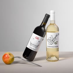 muellervalentini Selezione Aurea 02 lehnende flaschen