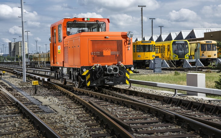 Rangierlok von Windhoff bei der BVG