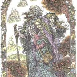 Illustration zum Märchen von H.C.Andersen 1.