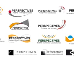Logo-Varianten für das BASF-Forum Perspectives