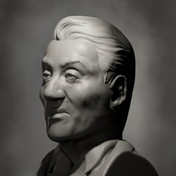 3D Portrait Stallone