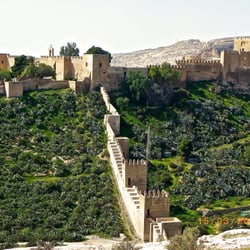 Blick auf die Festung von Almeria