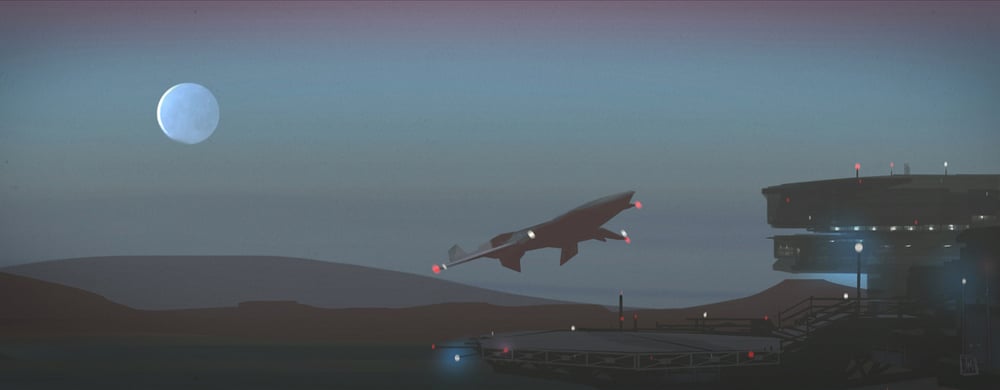 scifi concept art tmoehring