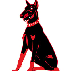 Dobermann Vektorgrafik