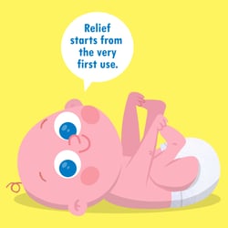Baby liegend