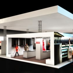 Franke Kitchen Solutions. Messestand. 3D Visualiserung.