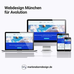 Webdesign München für Avolution