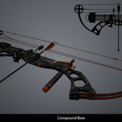 3D Modell – Compound Bogen