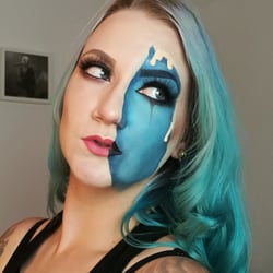 Blue underneath