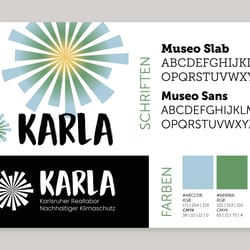 Logo, Typografie und Farbkonzept