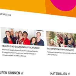 Webdesign Evangelische Frauen in Württemberg