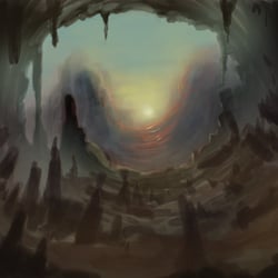 Sunset cave